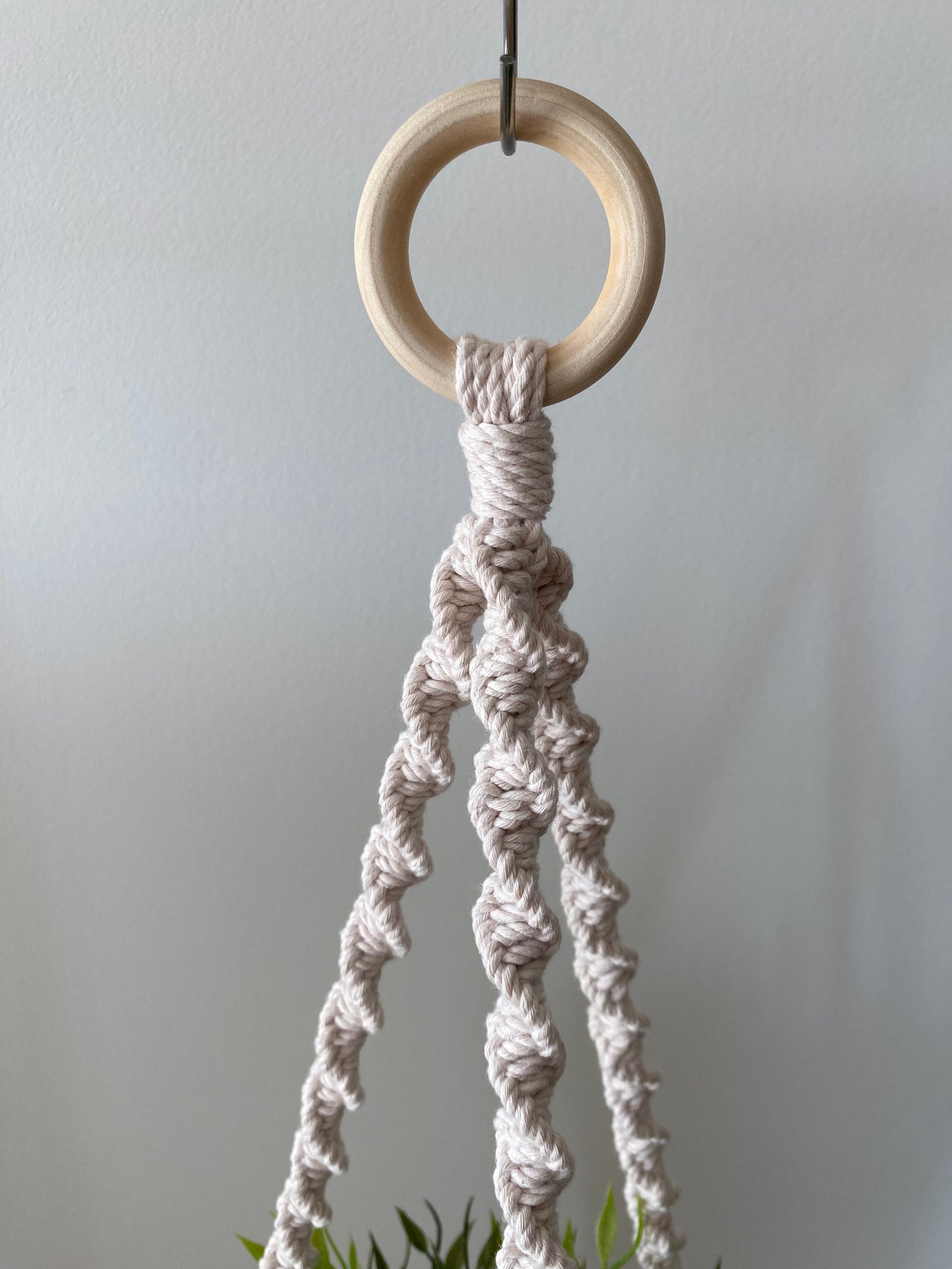 Suspension de plante - Anneau Triple Torsadée