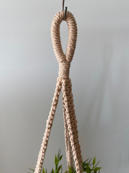 Suspension de plante - Grand - Noeud Plat